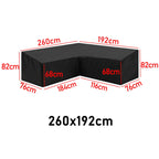 Capa Impermeável para Sofá em L Sofá de Canto