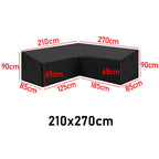 Capa Impermeável para Sofá em L Sofá de Canto