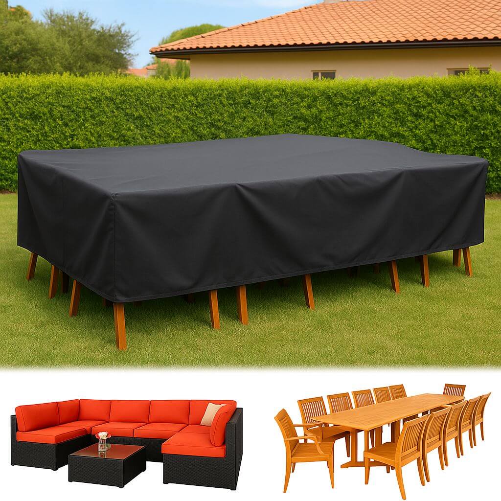 Capa Impermeável Retangular para Móveis Externos