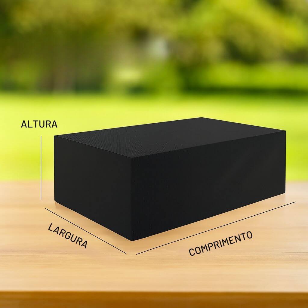 Capa Impermeável Retangular para Móveis Externos