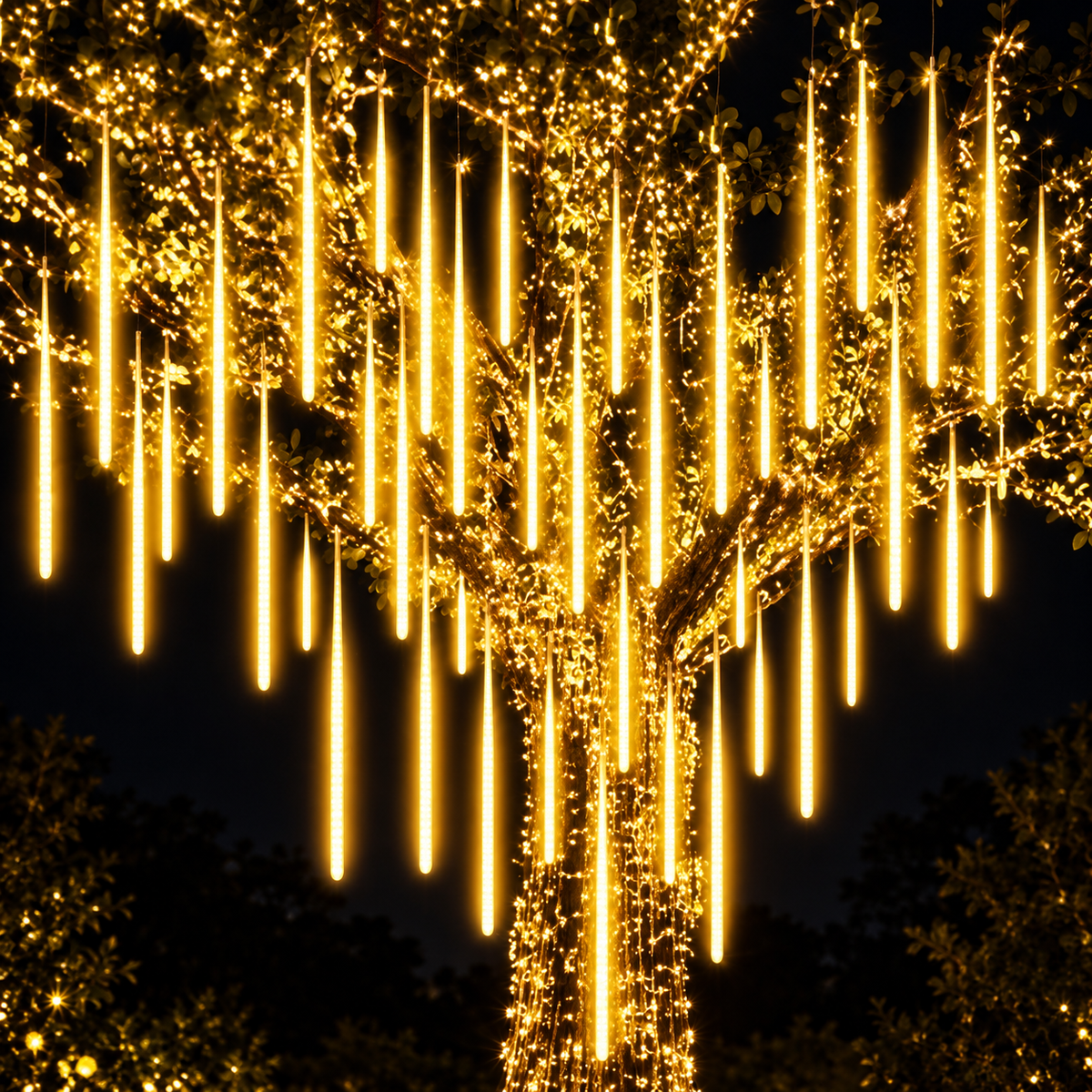 Chuva de Led Infinita Decoração de Natal - Bivolt