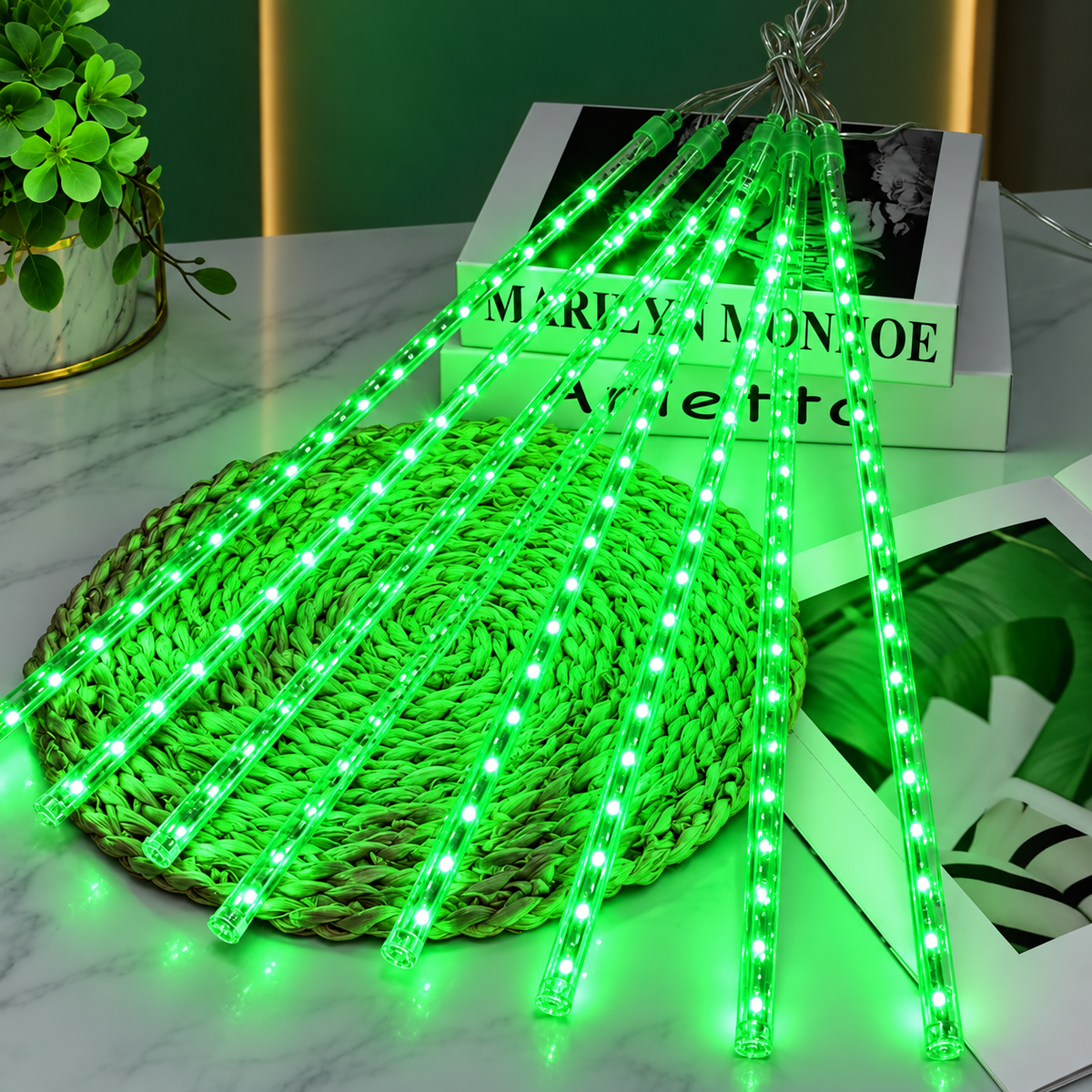 Chuva de Led Infinita Decoração de Natal - Bivolt