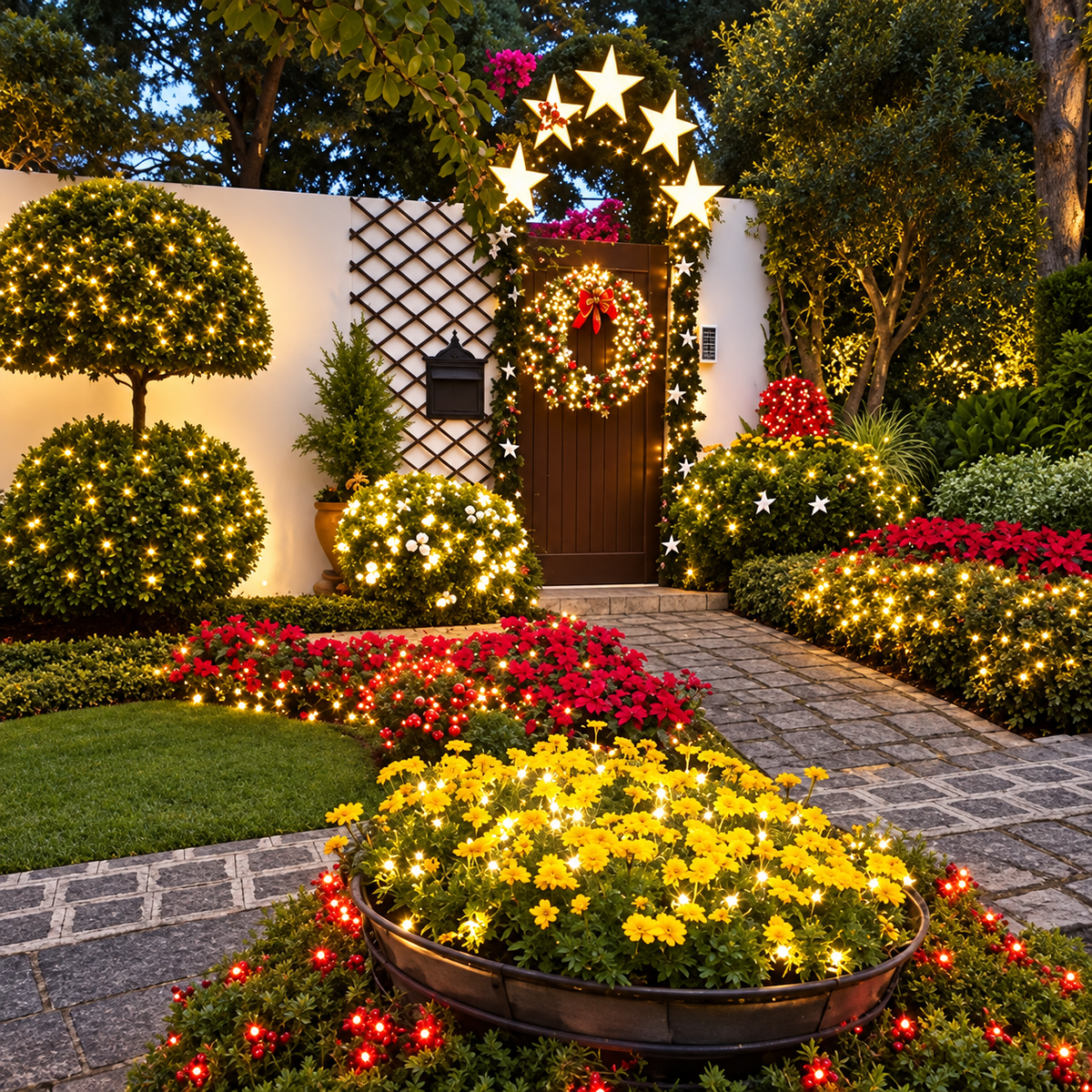 Pisca Pisca Solar de Jardim Impermeável | SparkGlow