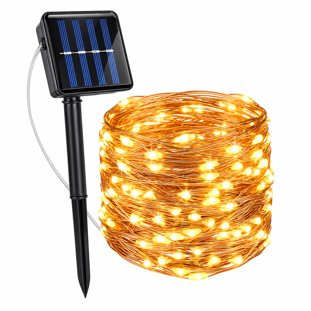 Pisca Pisca Solar de Jardim Impermeável | SparkGlow