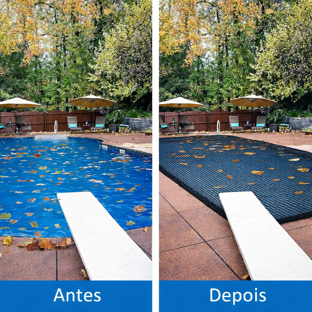 Capa para Piscina sem Acúmulo de Água Acabamento Reforçado