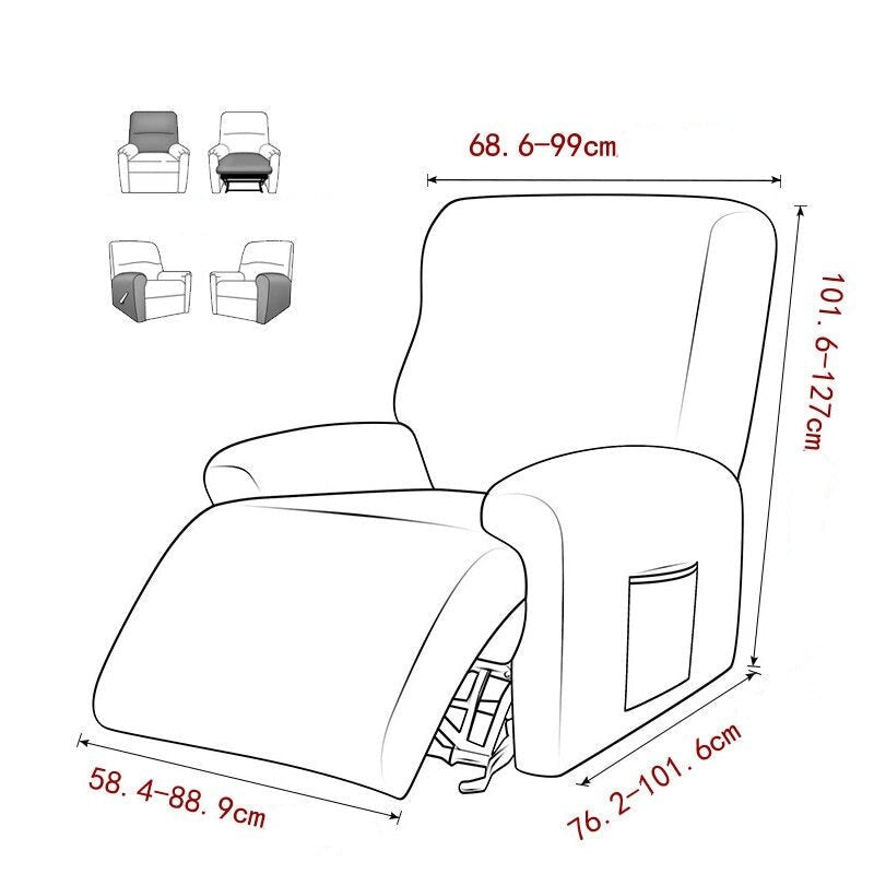 Capa para Poltrona do Papai Reclinável Impermeável