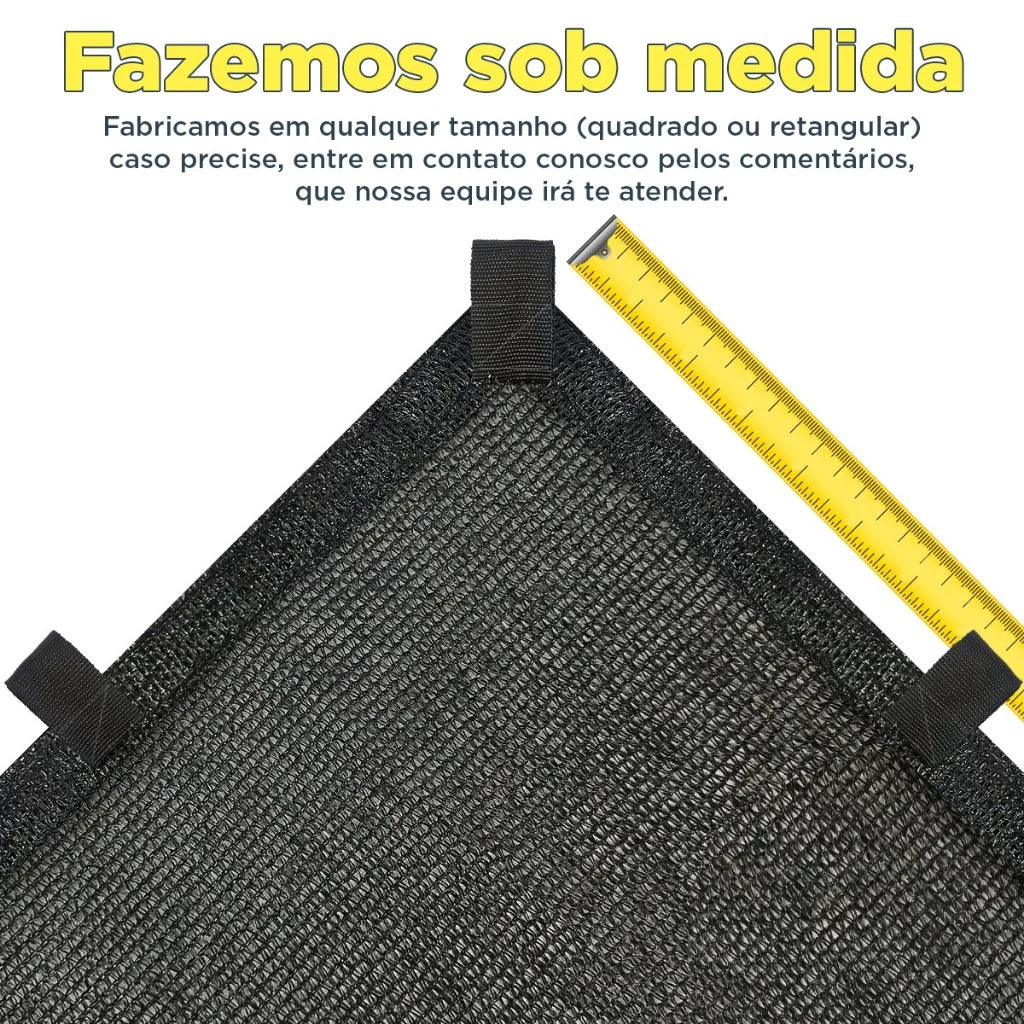 Toldo de Sombreamento com Fita Interna e Alças Duplas