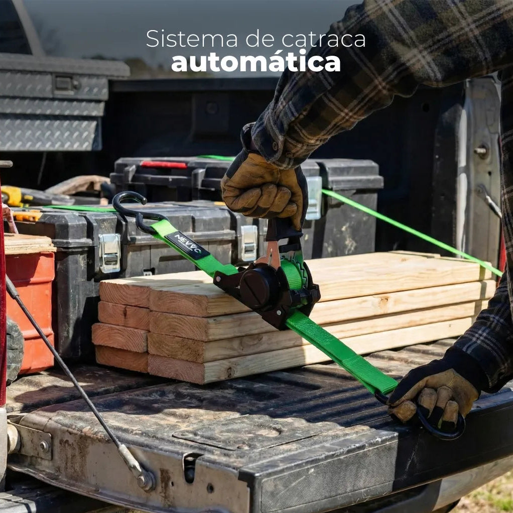 Cinta de Carga Retrátil Automática - NEVVO