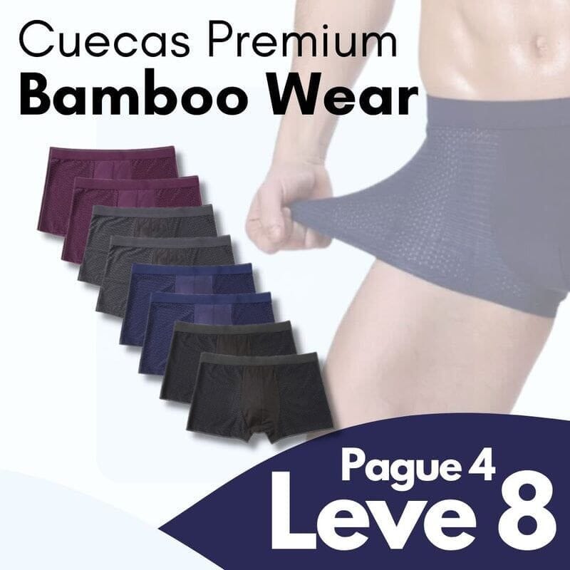 Kit Cuecas Premium Respiráveis - Pague 4, Leve 8